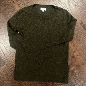 Jcrew teddie wool Olive Green Sweater